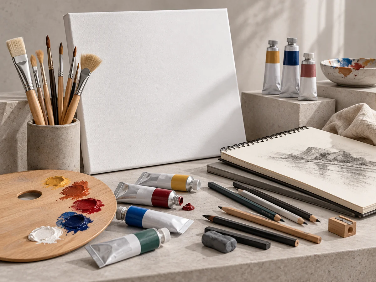 Painting & drawing – styled range illustration