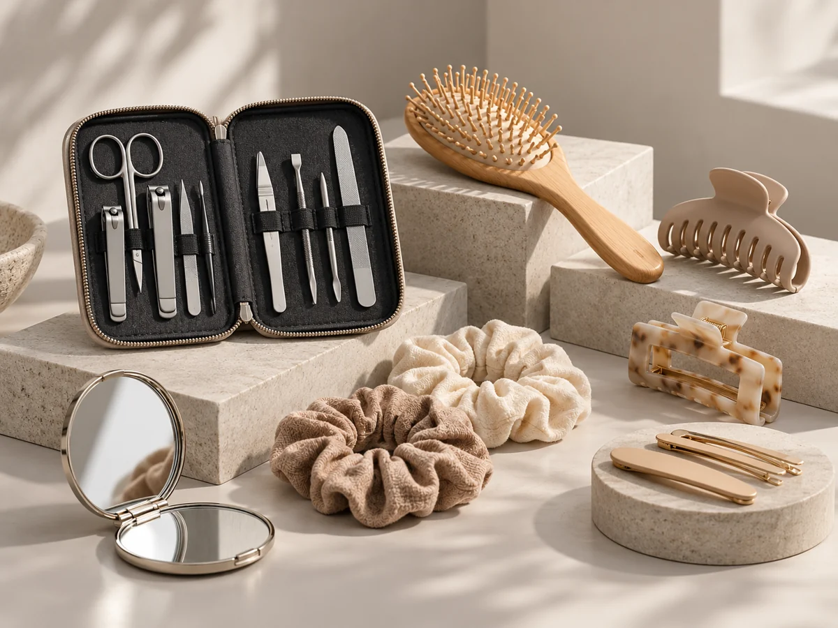 Beauty & personal care – styled range illustration