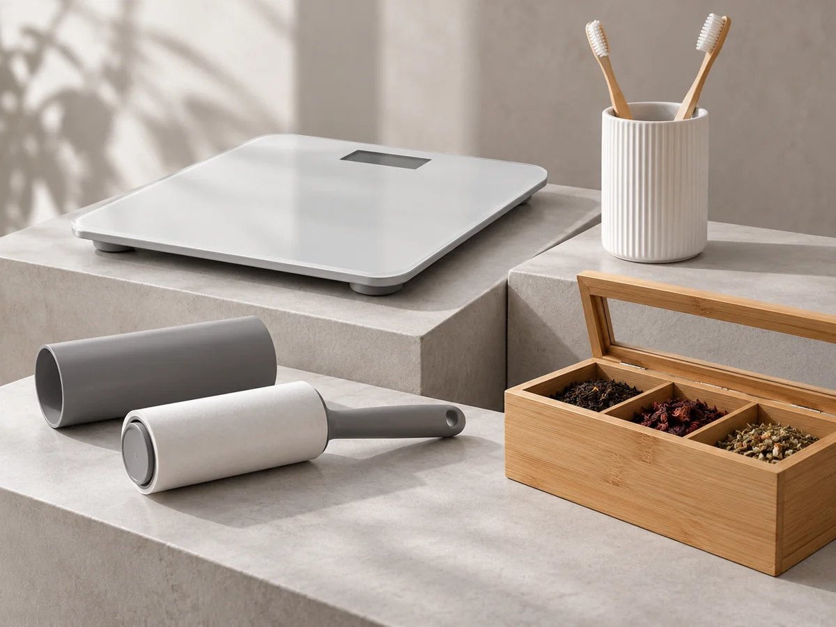 Household & everyday essentials – styled range illustration