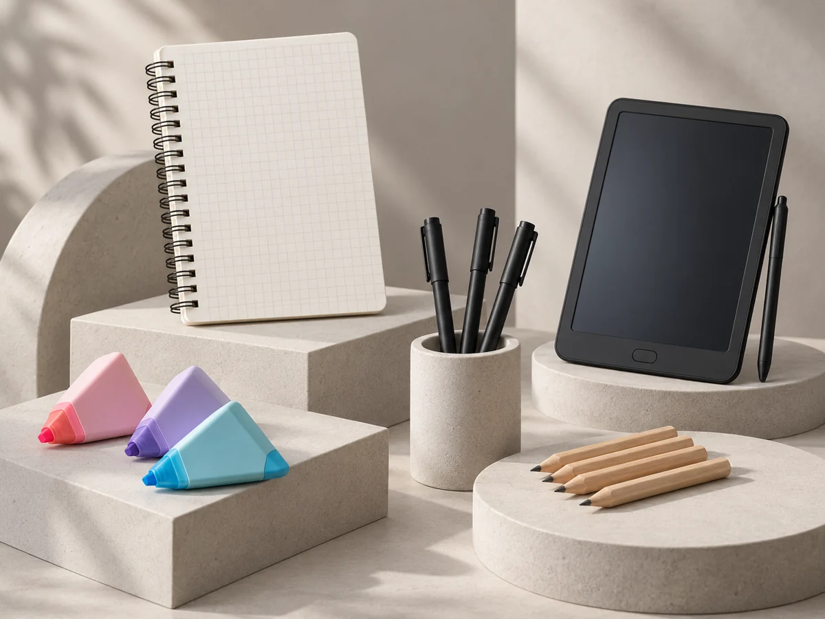 Back to school – styled range illustration