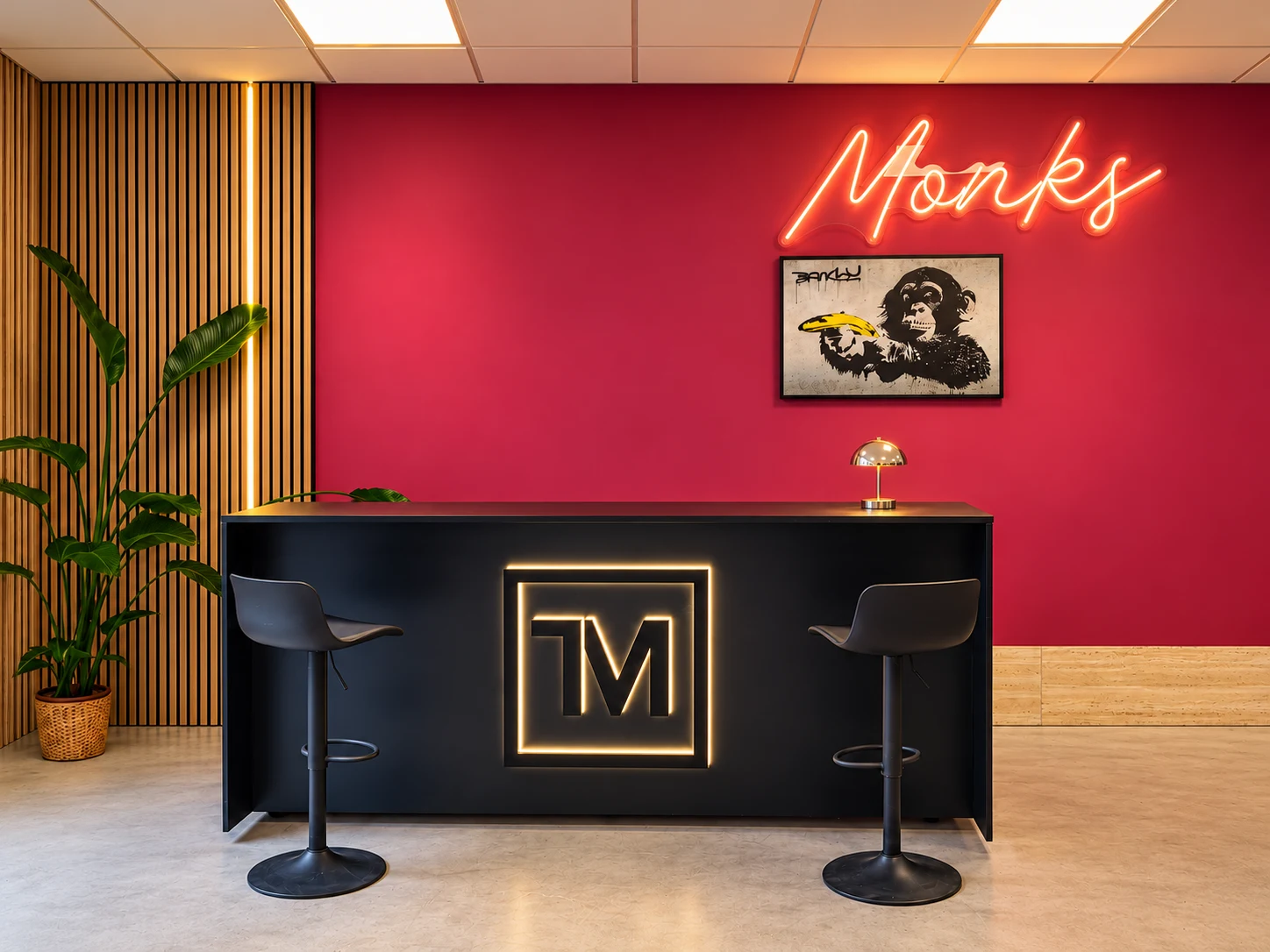 Reception at MONKS in Cologne-Marsdorf
