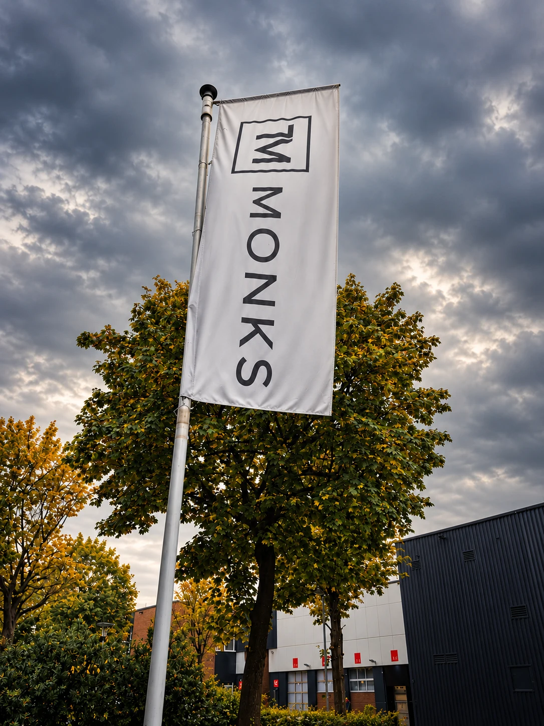 MONKS flag at our Cologne-Marsdorf location